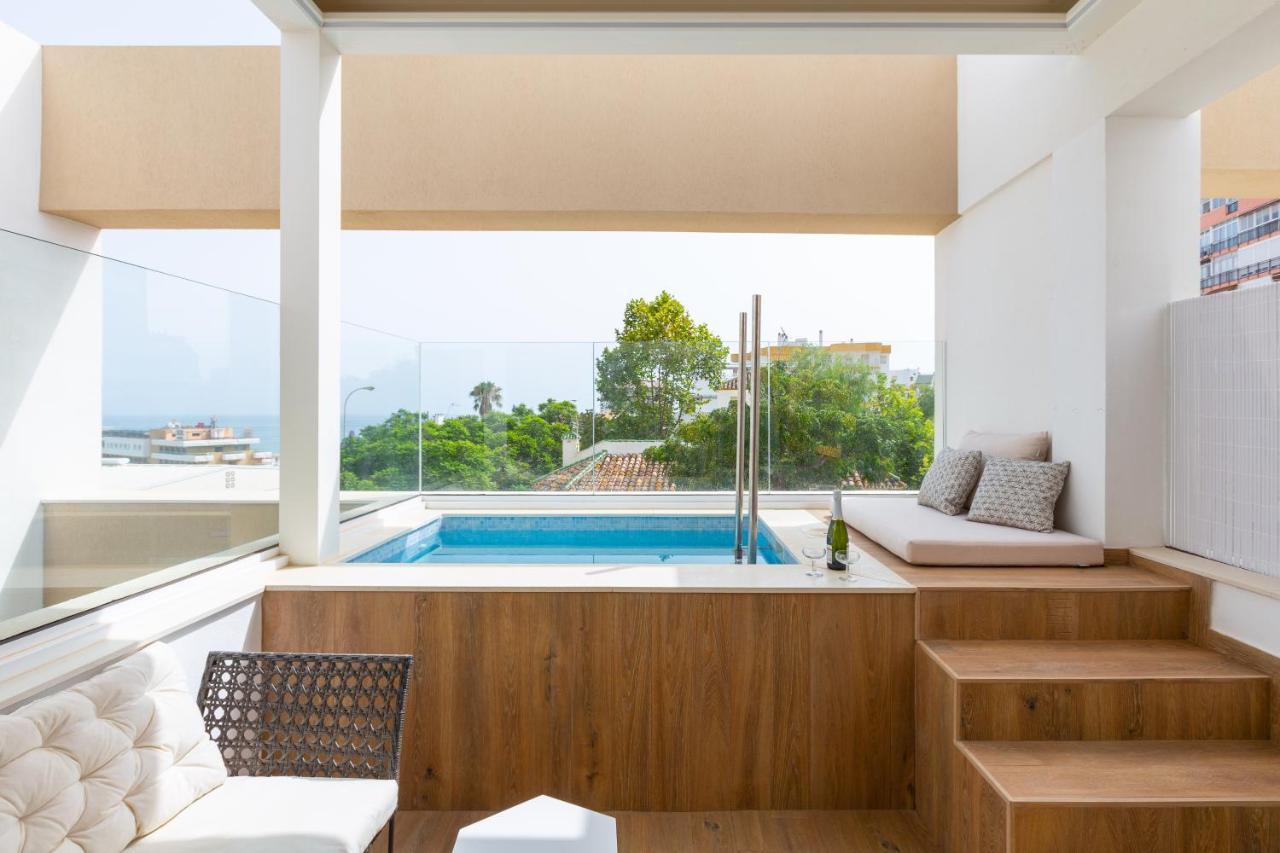 Terraza Del Mar: Apartamento Con Terraza Y Piscina Leilighet Torremolinos Eksteriør bilde